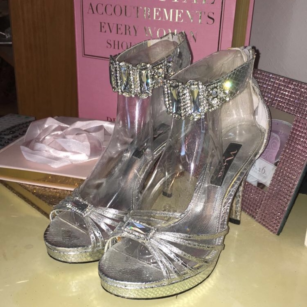 Rhinestone heels!